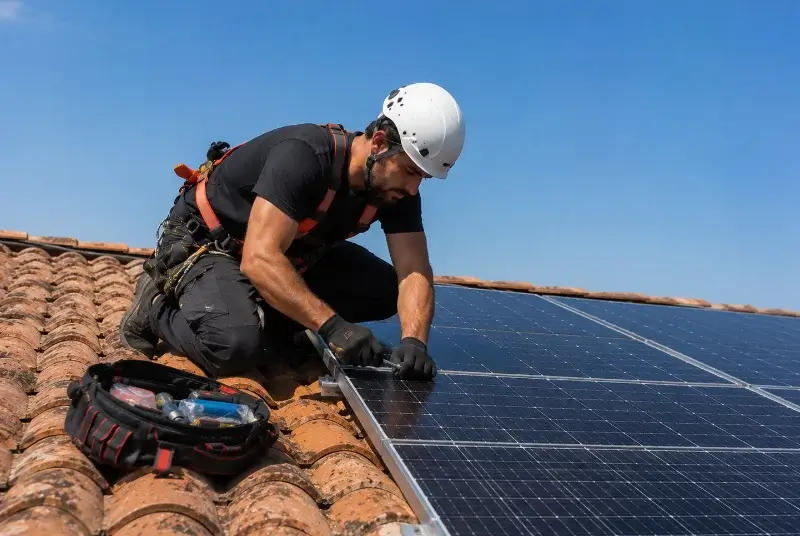 Maintenance et monitoring de panneaux solaires à Saint-Aquilin